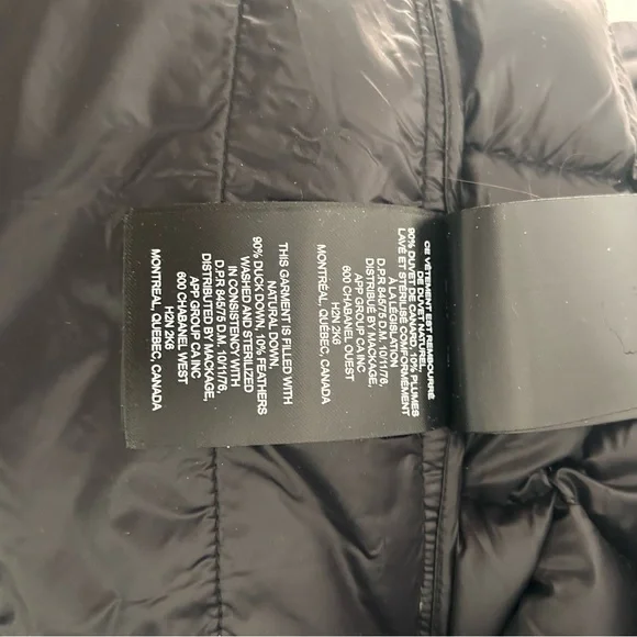 Mackage Allegra knee length Black Quilted Women's Coat - Picture 8 of 10